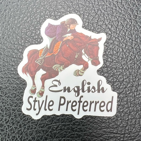 English Jumper Show Jumping Hunter Jumper Endurance Equestrian Horse Sticker - Picture 2 of 3